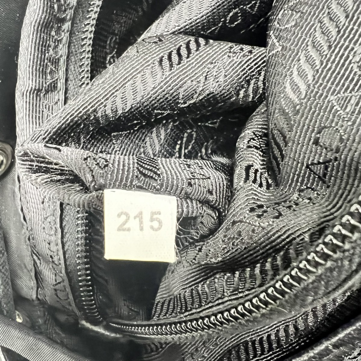 PRADA 1BZ811 robot Backpack Â· Daypack black Nylon leather Second Hand B-rank