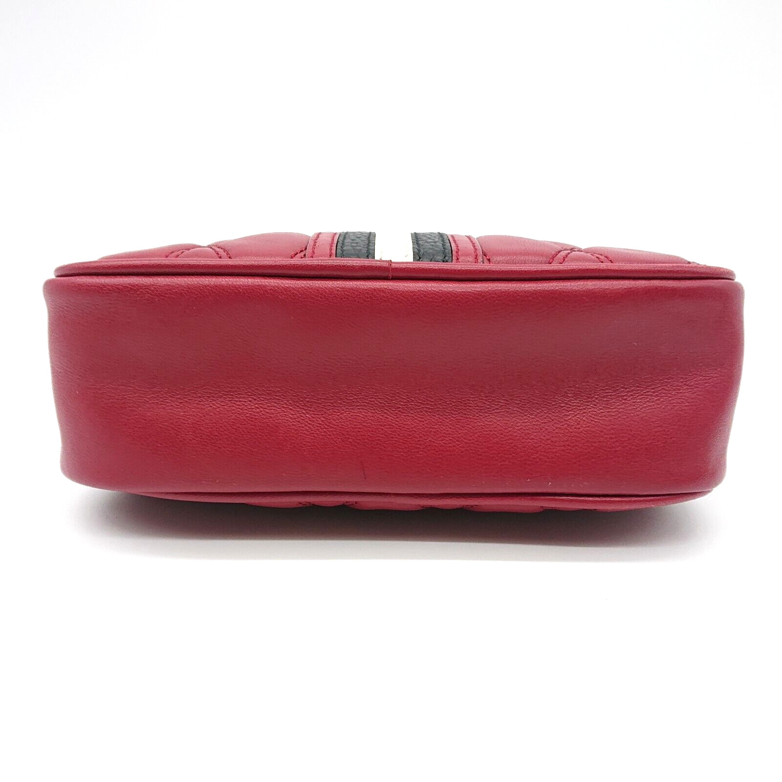 BALLY Shoulder Bag Trainspotting Leather Red Strap DENNI QT China