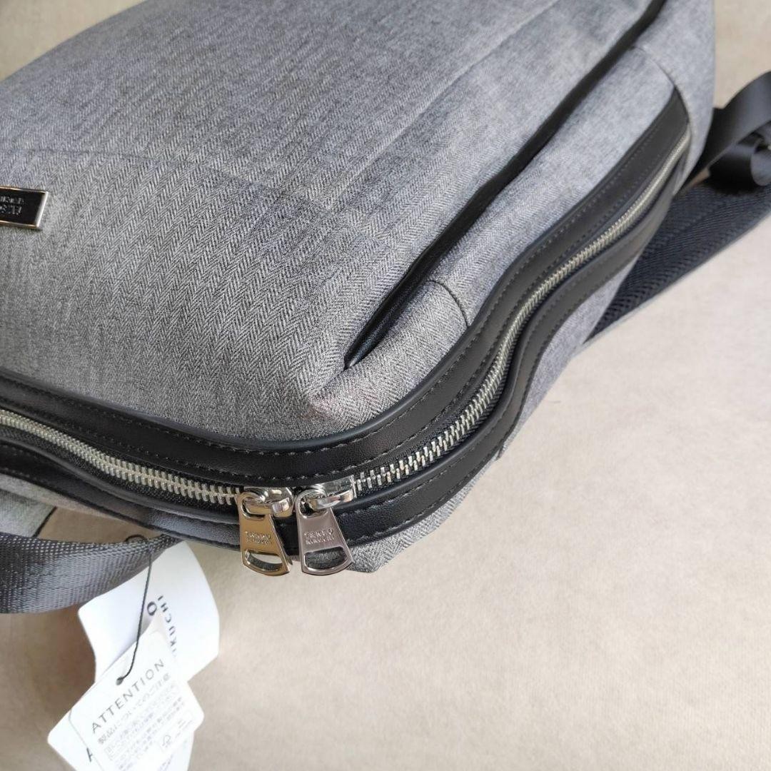 TAKEO KIKUCHI Backpack Business Bag Gray 43cm 30cm From Japan