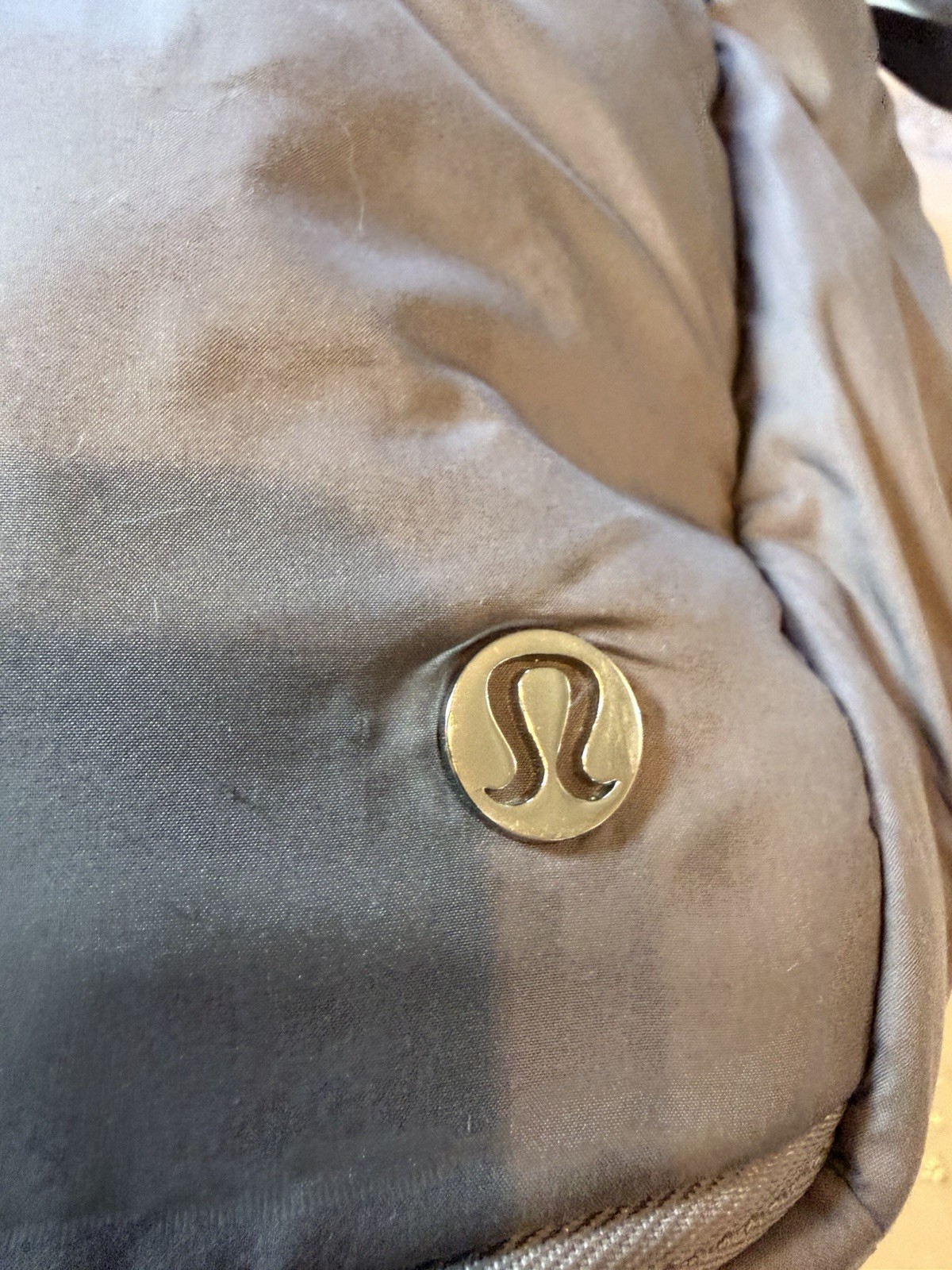 Lululemon Backpack Gray Lightweight Travel Gym School Bag Unisex
