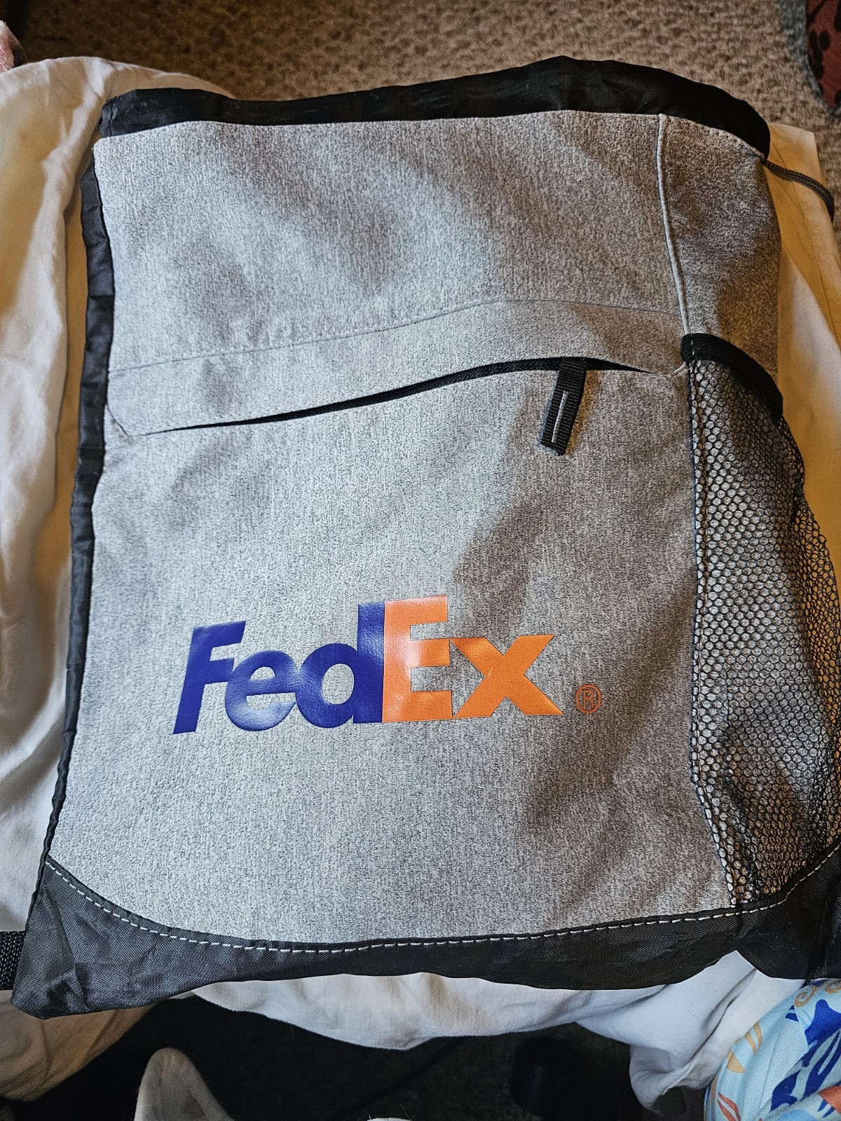Fedex Drawstring Backpack