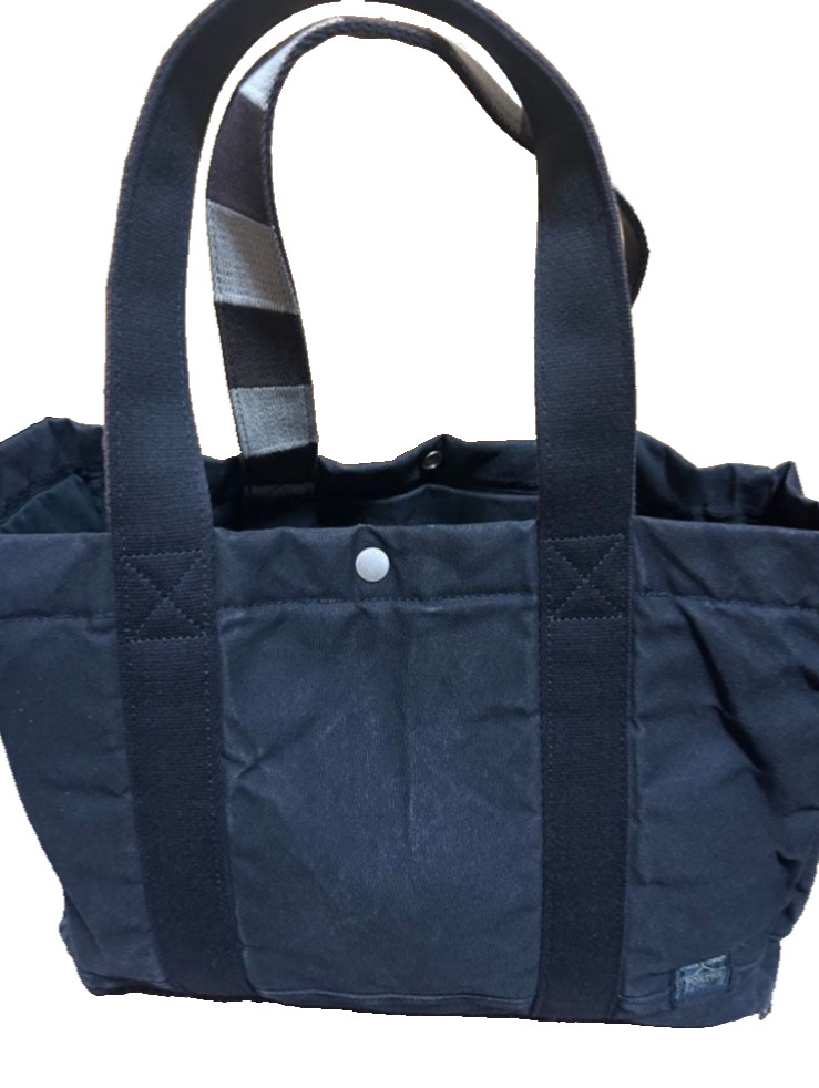 Yoshida Porter Tote Bag Paint Canvas Black Large Capacity A4 Made in Japan