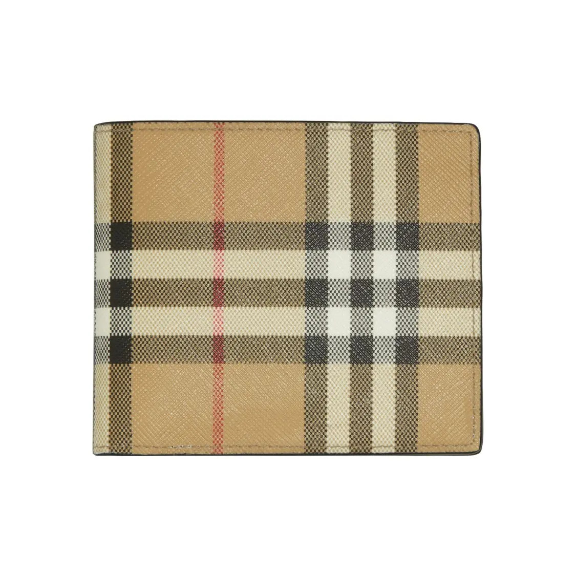 Burberry Vintage Bifold Cotton Wallet Men’s 4.7×3.7 in
