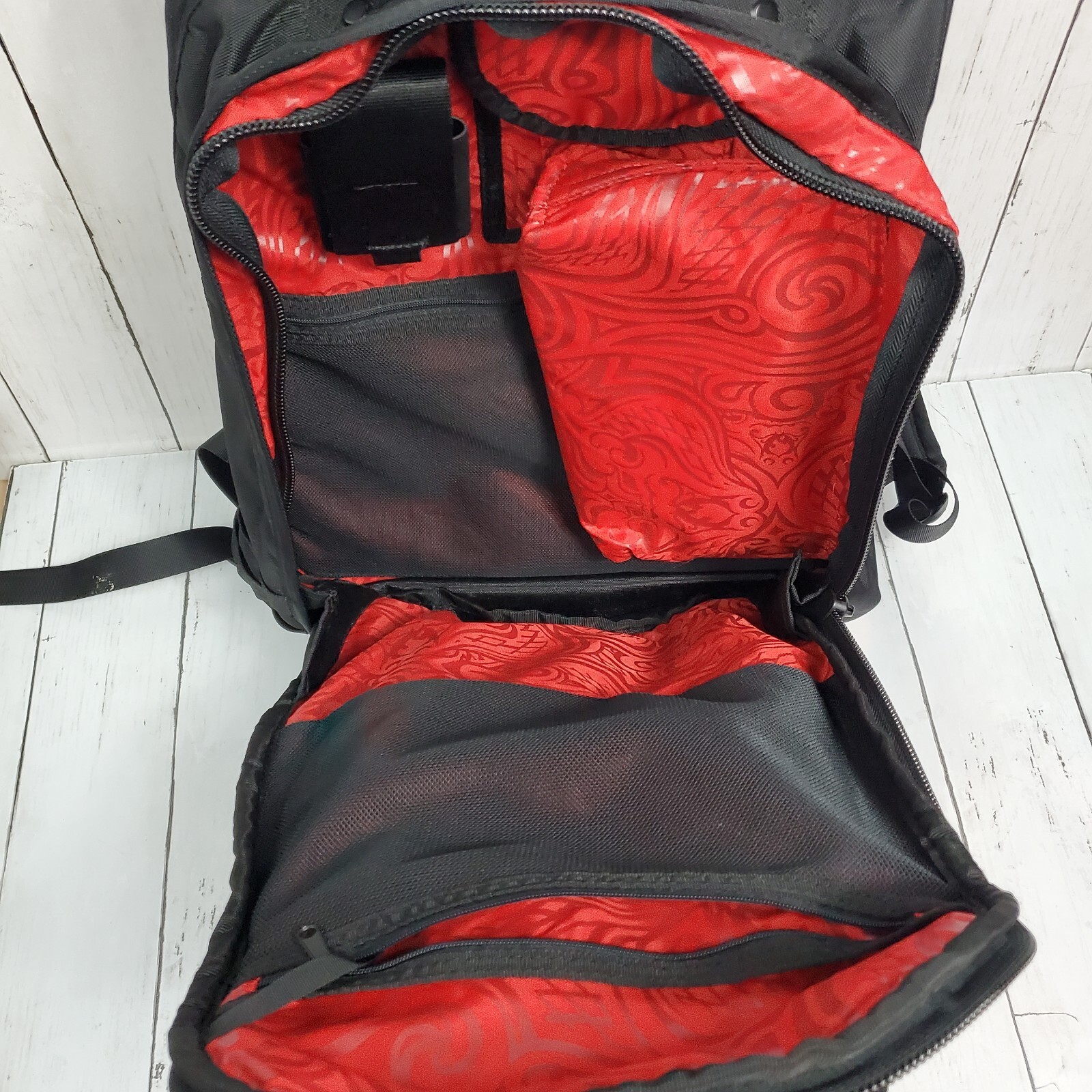 Nike Olympic Sample Backpack Black Yellow Large “CHINA” Multipocket Y2K Vintage