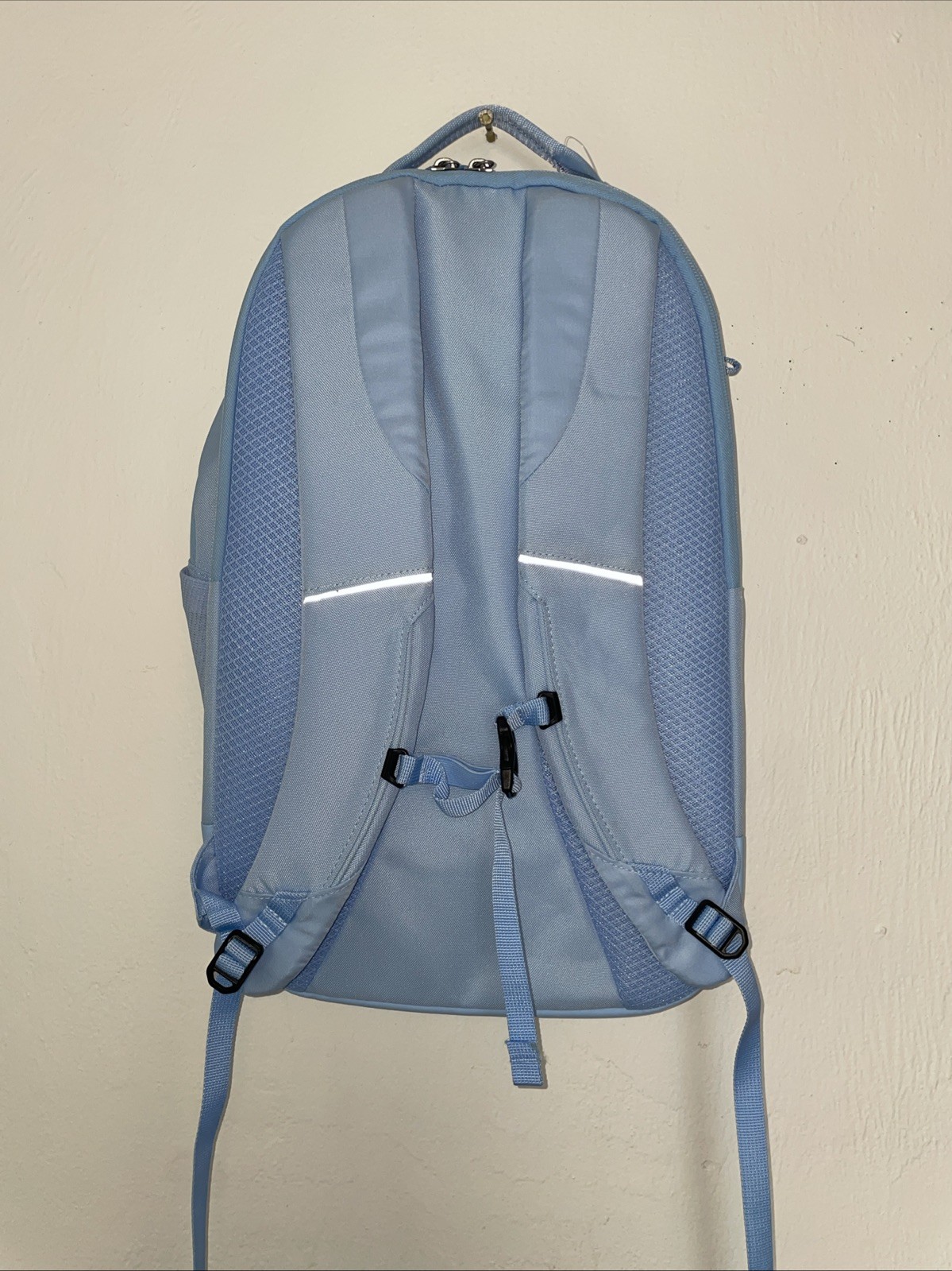 All In Motion Blue Book Bag Backpack Adjustable Straps Pockets Zipper New