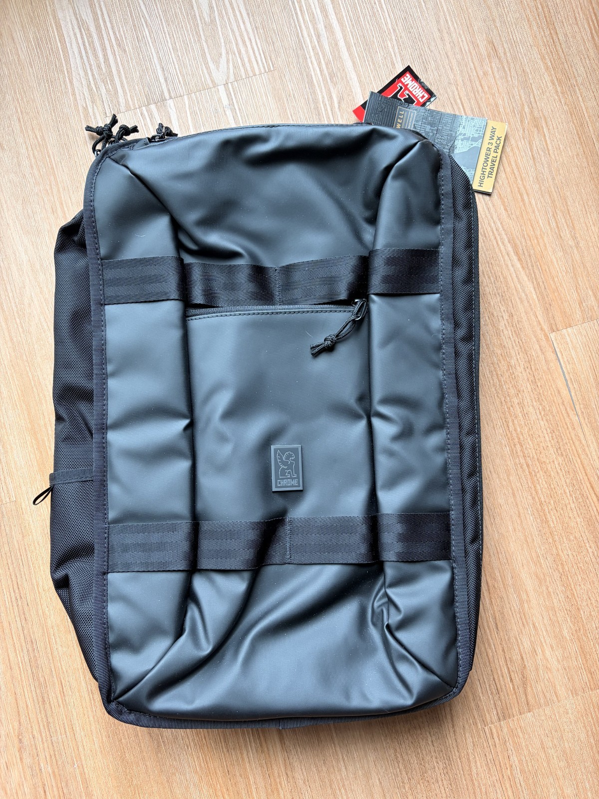 Chrome Industries Hightower 3 Way Travel Backpack 23L Laptop Briefcase Bag Black