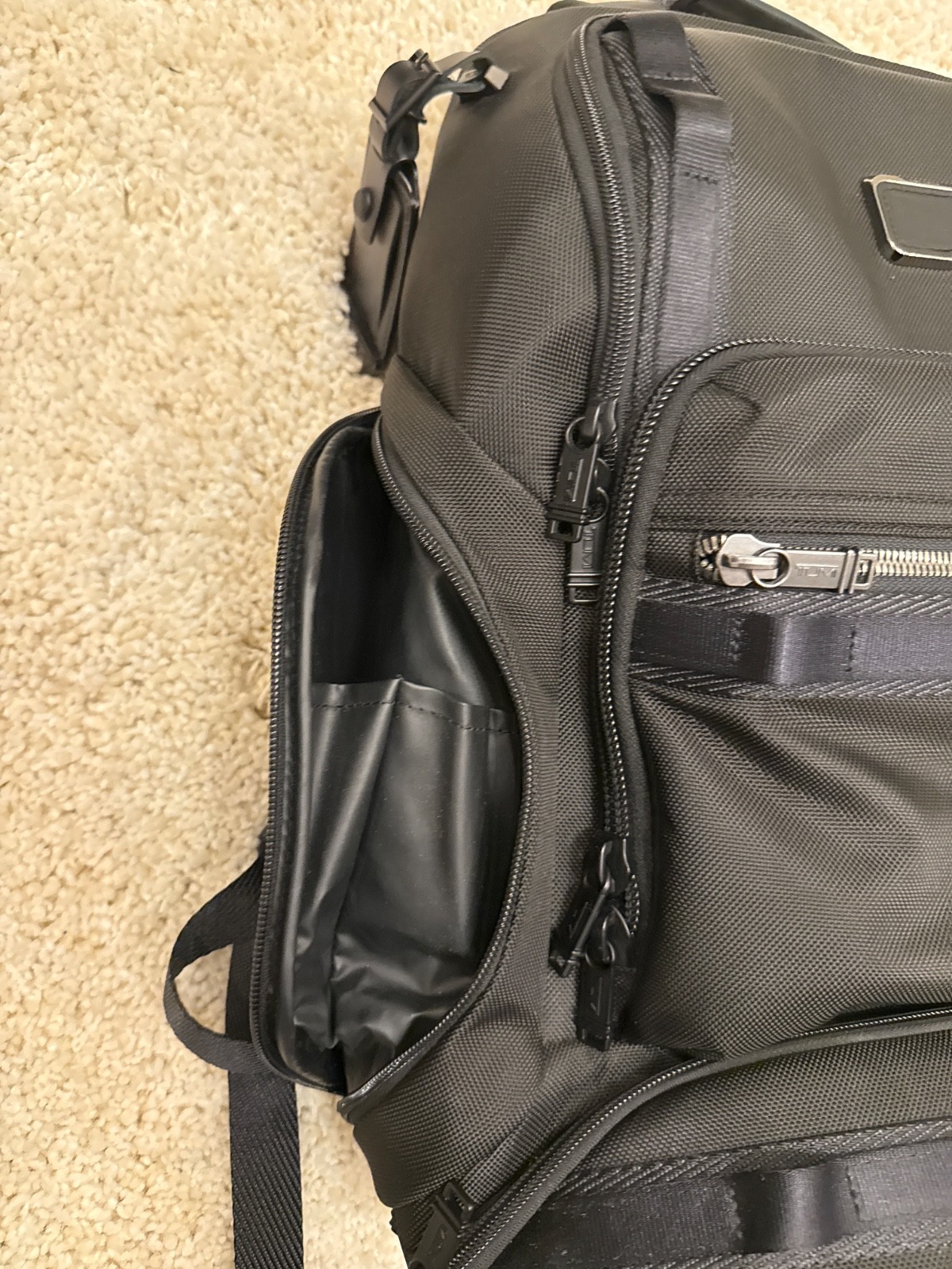 TUMI Alpha Bravo Renegade Backpack Black Ballistic Nylon 17” Laptop 146684-1041