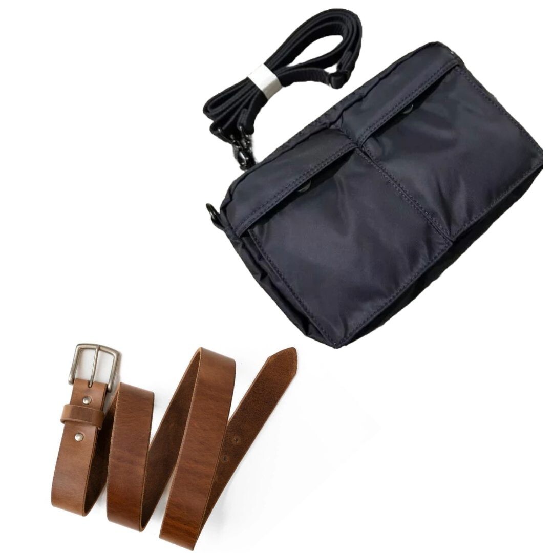 Yoshida Porter Tanker Black Shoulder Crossbody Bag 622-68809 Waist Bag Nylon