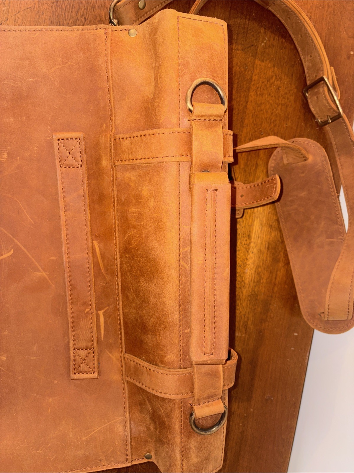 Portand leather Men’s messenger bag