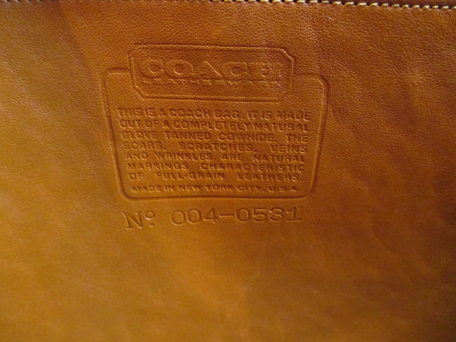 COACH Vintage British Tan Shoulder Portfolio Bag / Slim Satchel – Men/Women NMVC