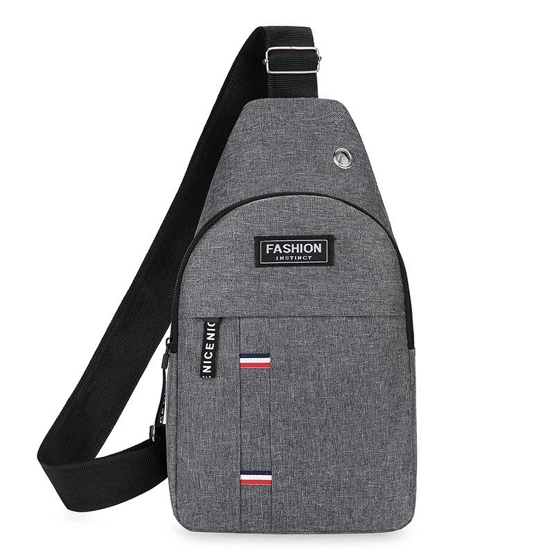 Men’s Canvas Crossbody Sling Bag Shoulder Backpack Casual Travel Chest Pack US