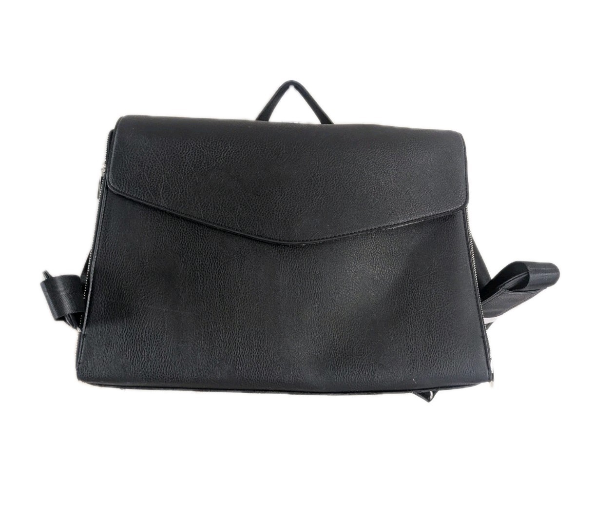 Typo Bag Inflight Convertible Backpack Tote Black Adjustable Strap 27cm x 40cm