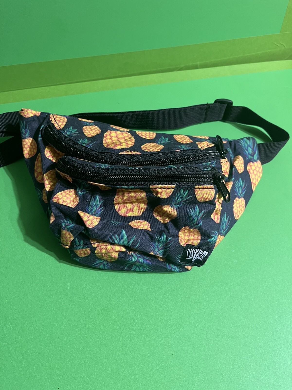 Fanny Pack Pineapple Hip Bag Waist Bag Canvas Bum Belt Hip Pouch Beach Purse