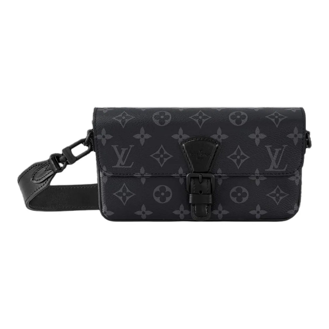 LOUIS VUITTON Montsouris Monogram Crossbody Handbag Mini Men’s 8.6×2.3×4.7 in