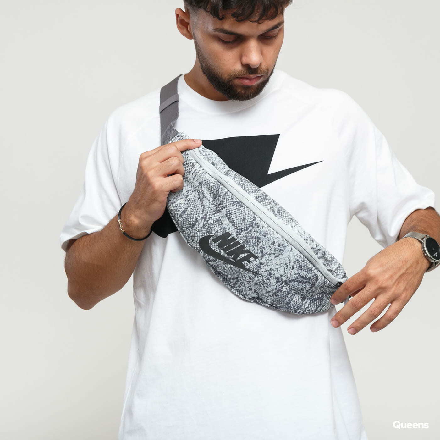 Nike Heritage Hip Pack Waist Bag Bum Bag Fanny Pack Belt Wallet Snakeskin Print