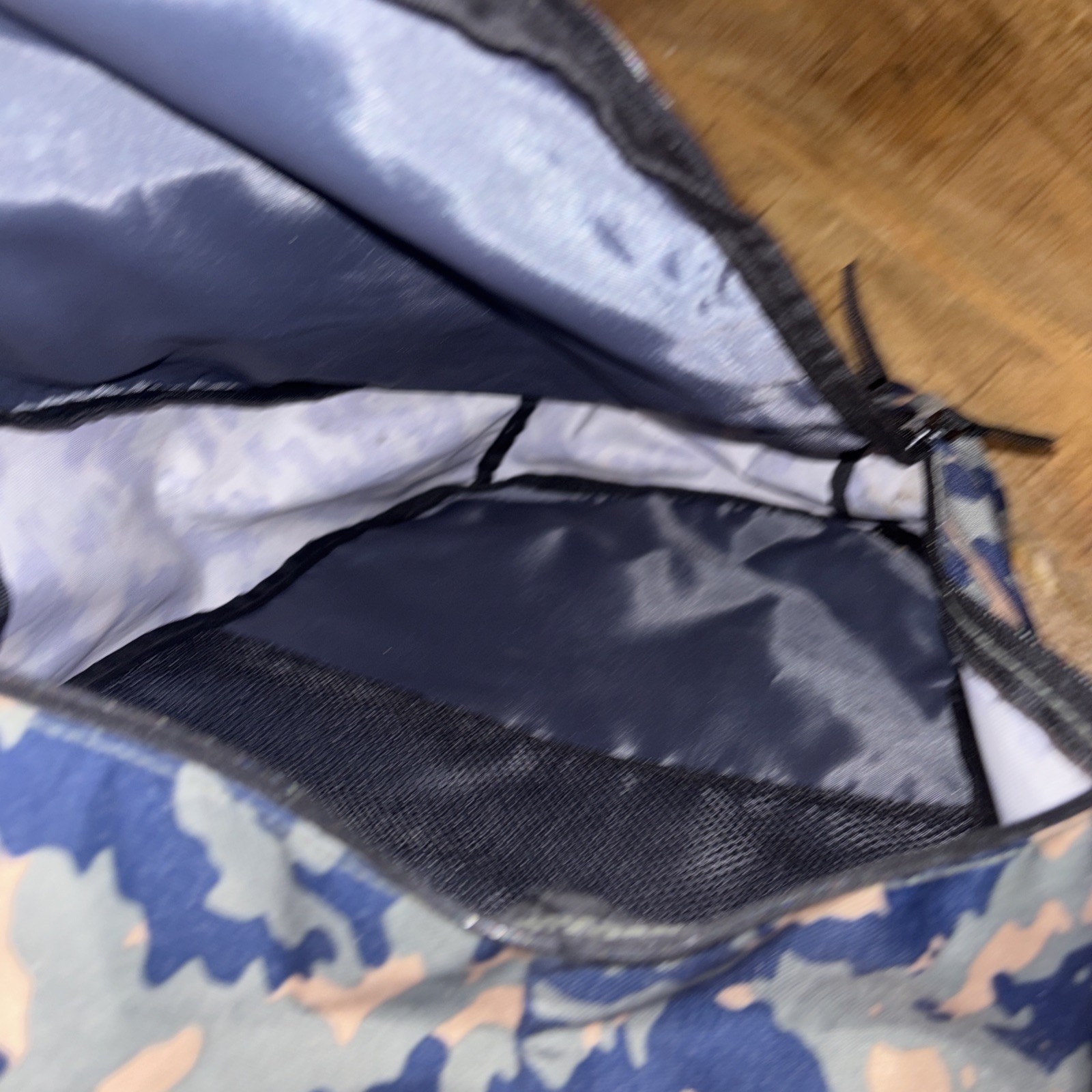 Adidas Prime Sling Single Strap Crossbody Backpack Camo Crew Navy Beige New