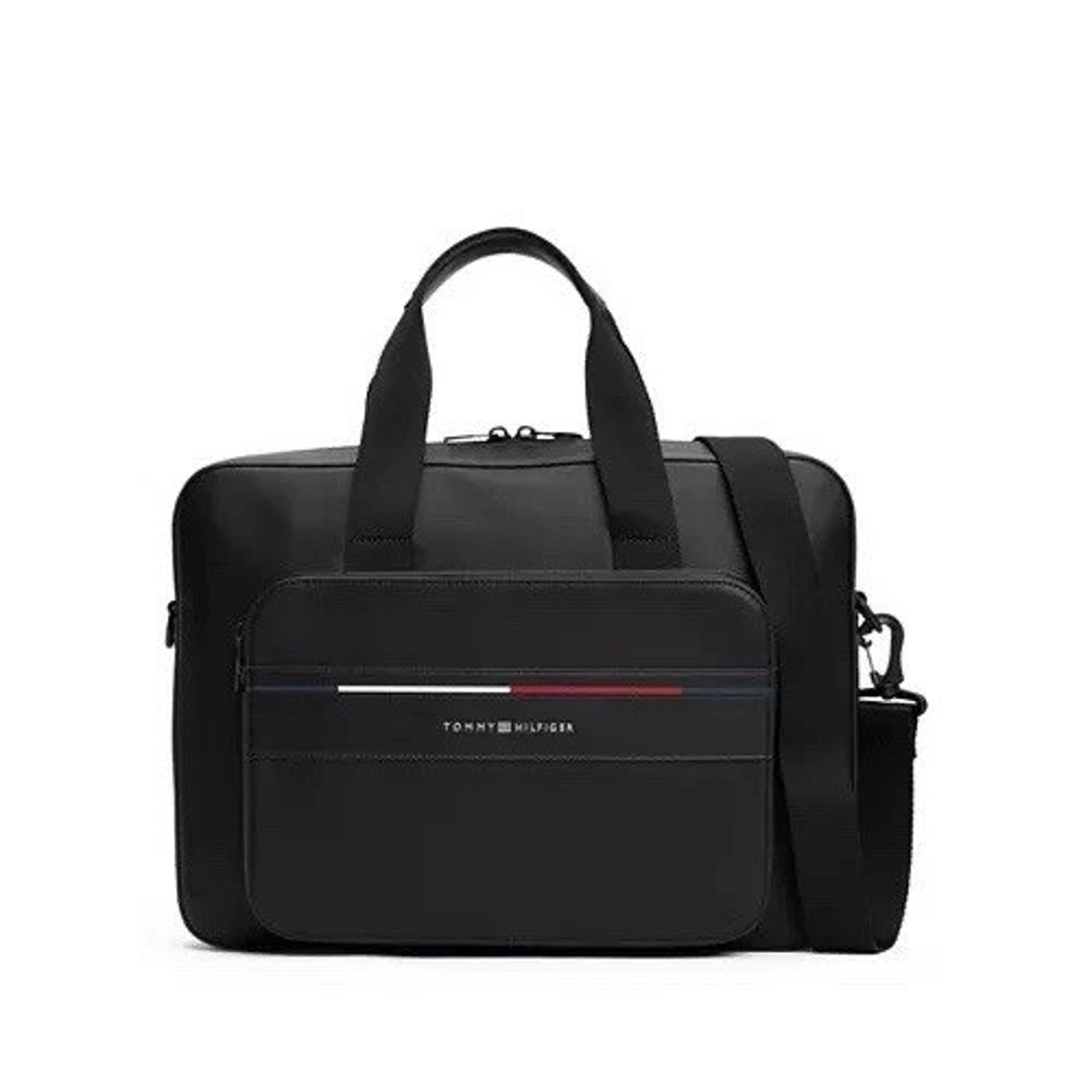 NWT Tommy Hilfiger Men’s Foundation Laptop Bag, Black, $139.50 MSRP