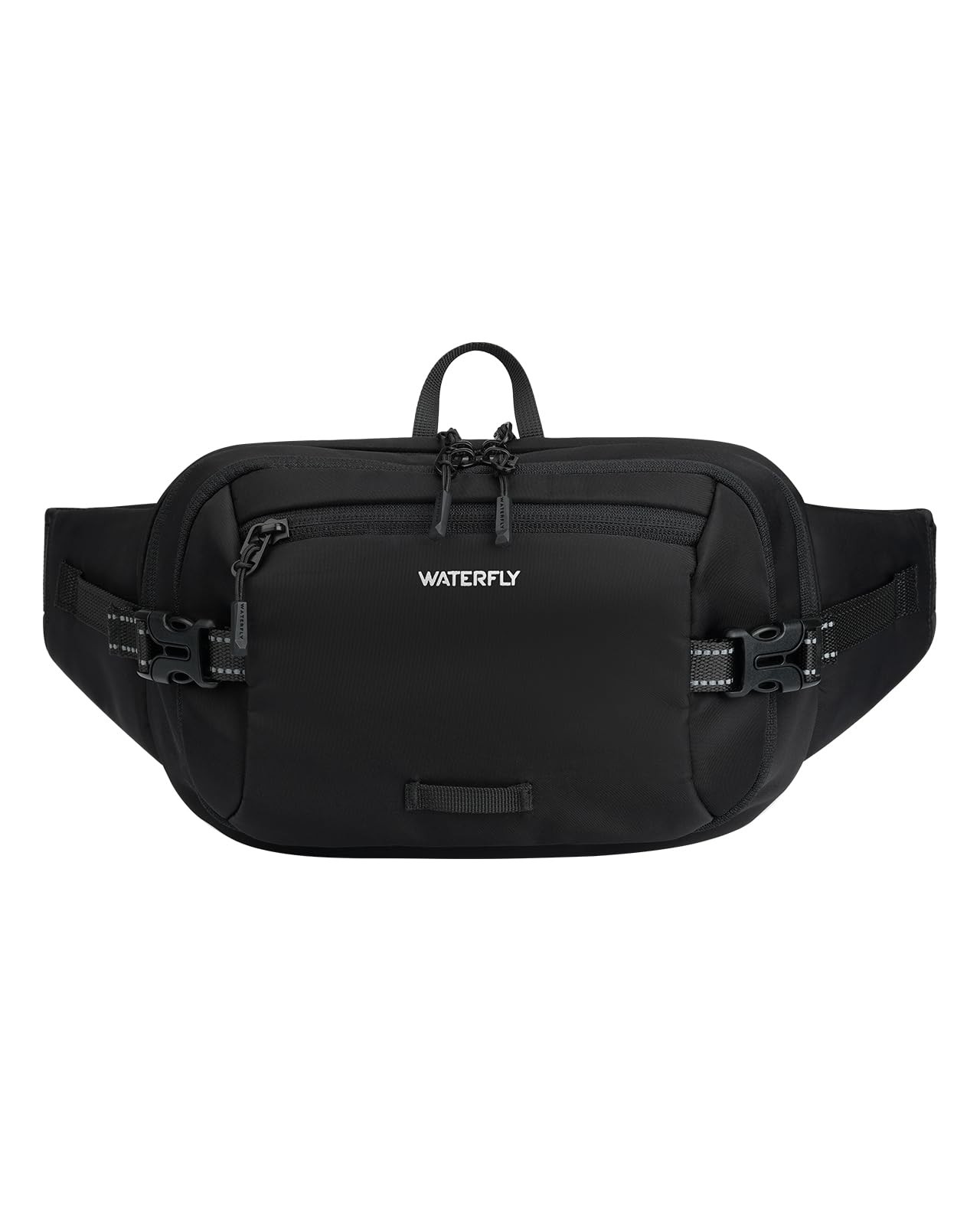 WATERFLY 3L Large Fanny Pack, 180° Opening Hip Pouch with Multi-Pockets, Anti-Th