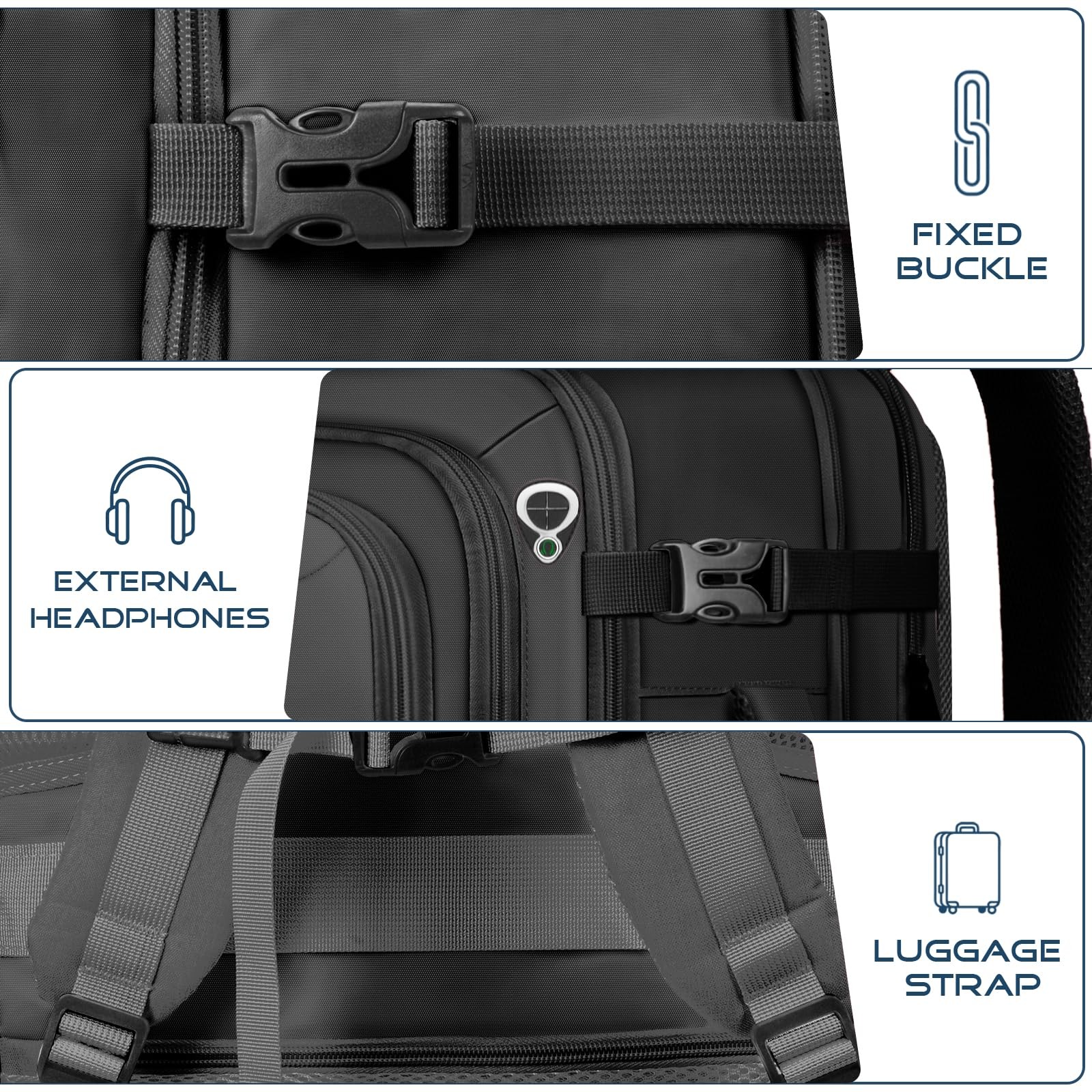 Travel Backpack, Expandable Carry on Backpack for Men, TSA 17.3 inch Laptop B…