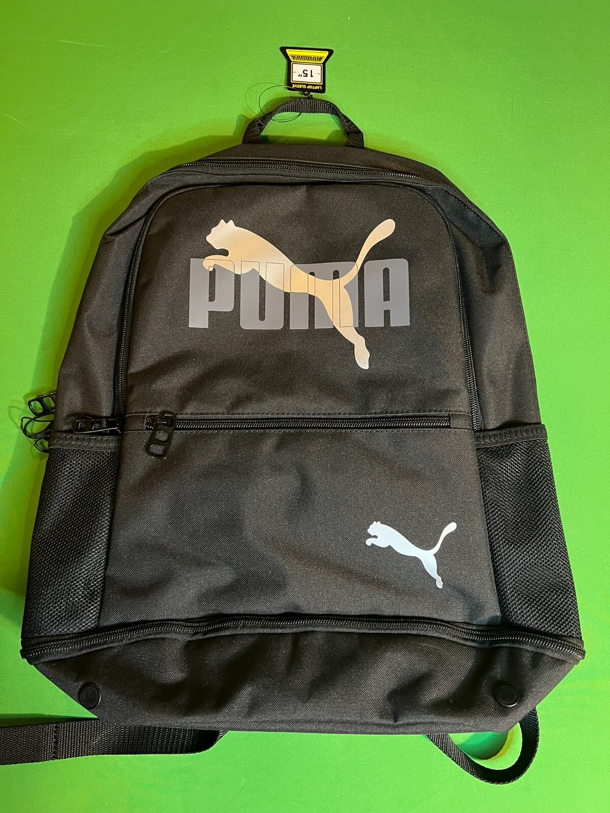 PUMA Challenger Backpack Fully Padded 15” Laptop Pocket Black NWT