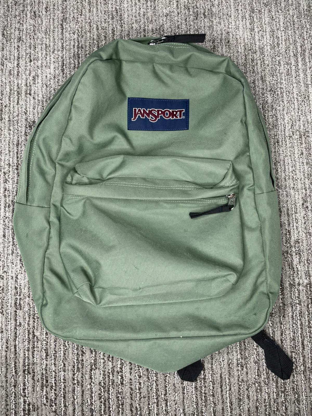 Jansport Backpack Zipper School College High School Middle Student Green