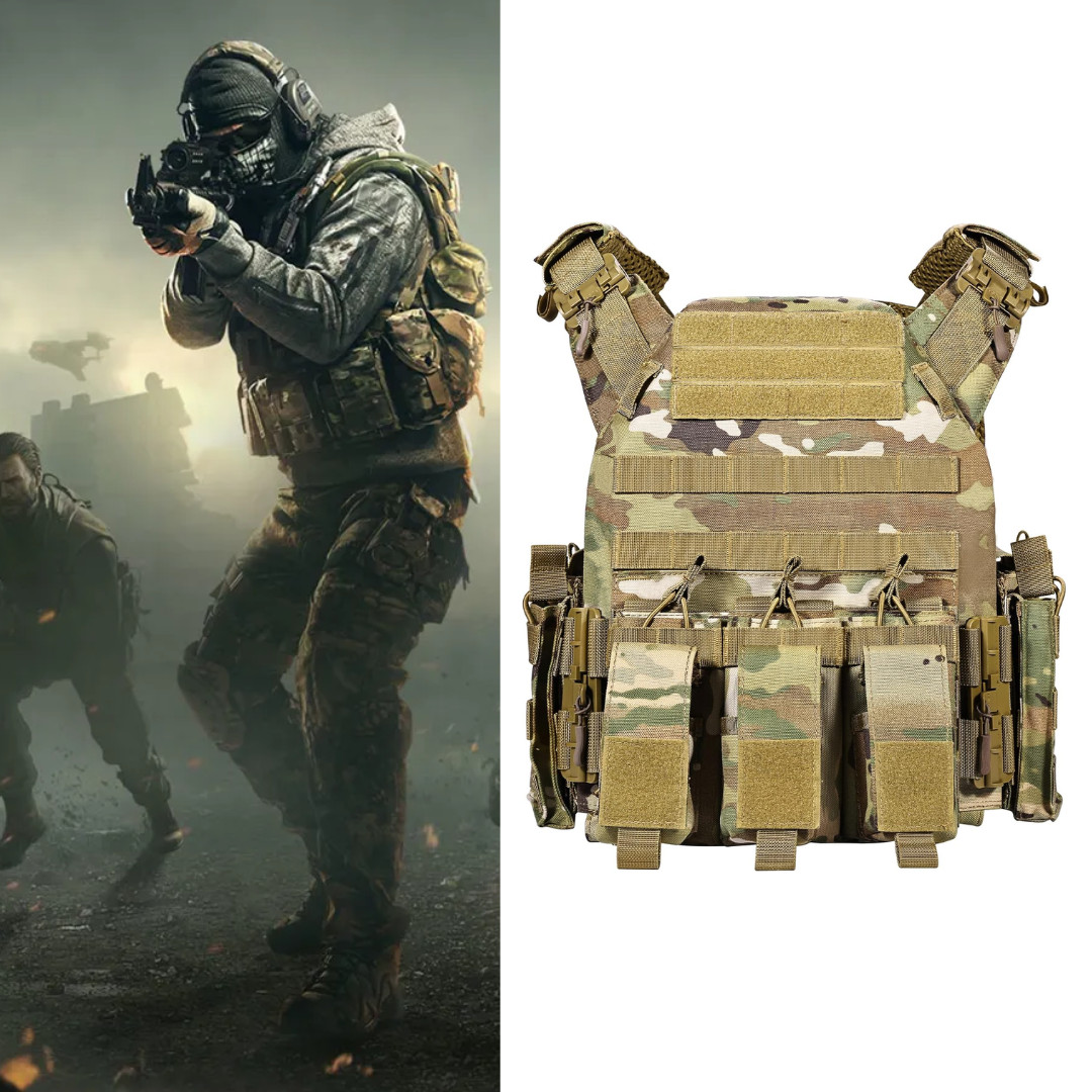 CAMO – GENERIC CALL OF DUTY HALLOWEEN COSTUME TACTICAL VEST