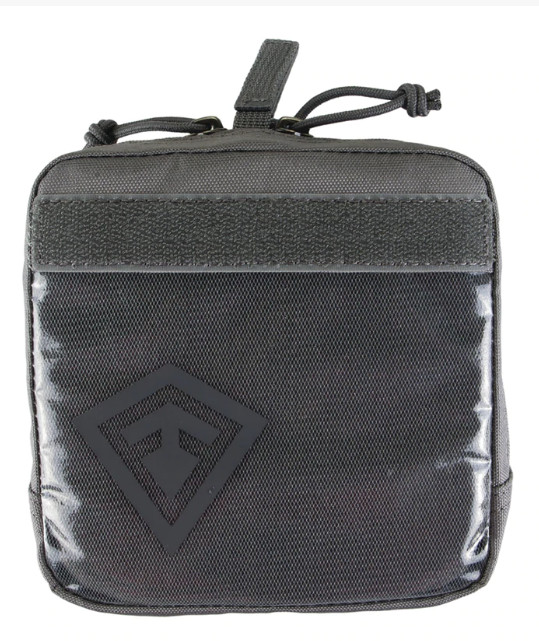 First Tactical Pouch 6×6 Hook and Loop Strips-Military-Barcode pouch
