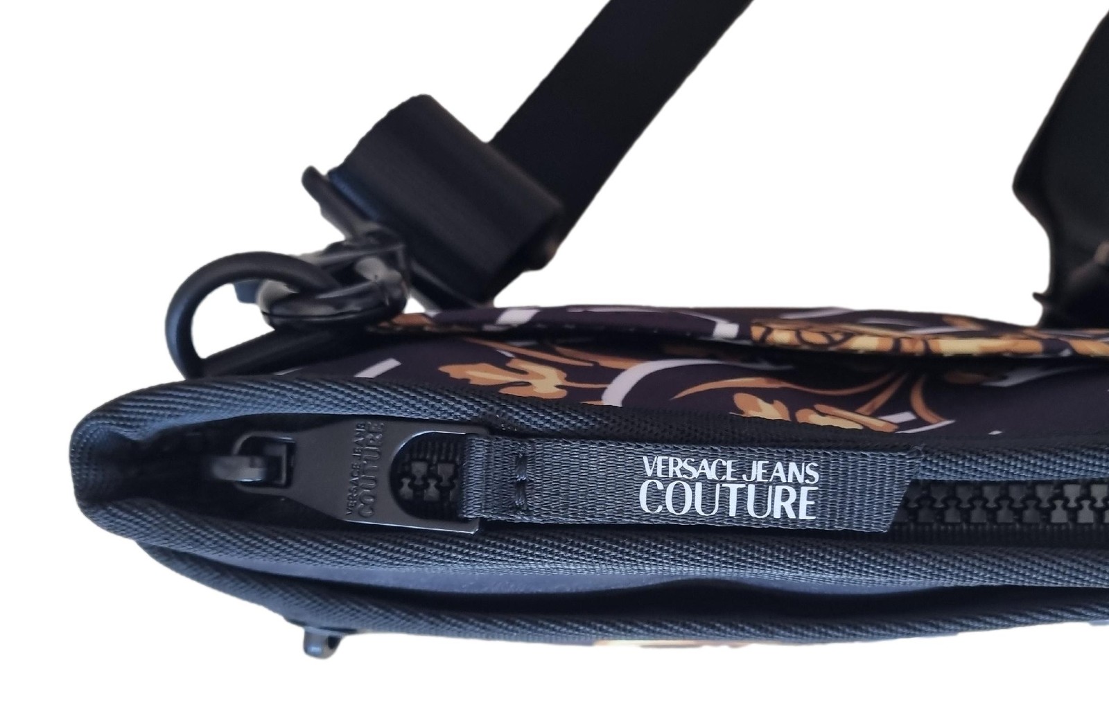 VERSACE JEANS COUTURE men’s 73YA4BF3 black-gold shoulder bag