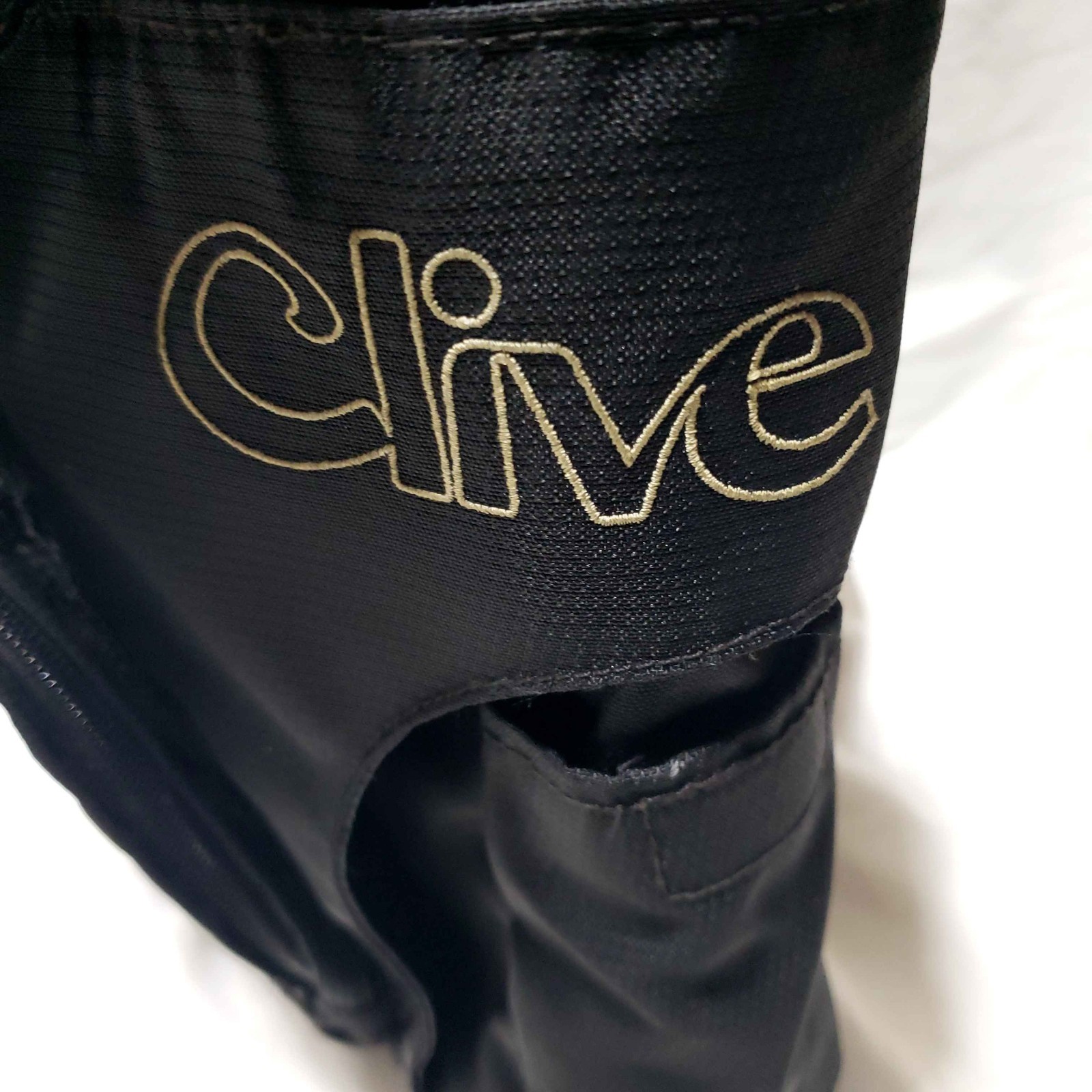 Clive Black Sling Bag Backpack Large Crossbody Messenger Multi Pocket Adjustable
