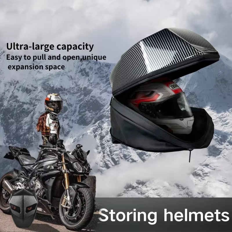 LED Backpack for Man Hard Shell LED Motorcycle Cycling Helmet Backpack for Woman