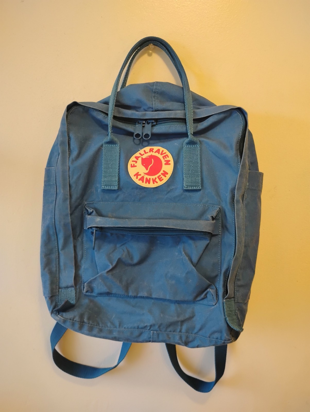 Fjallraven Kanken Mini Classic Laptop Backpack 15” Blue Double Handles