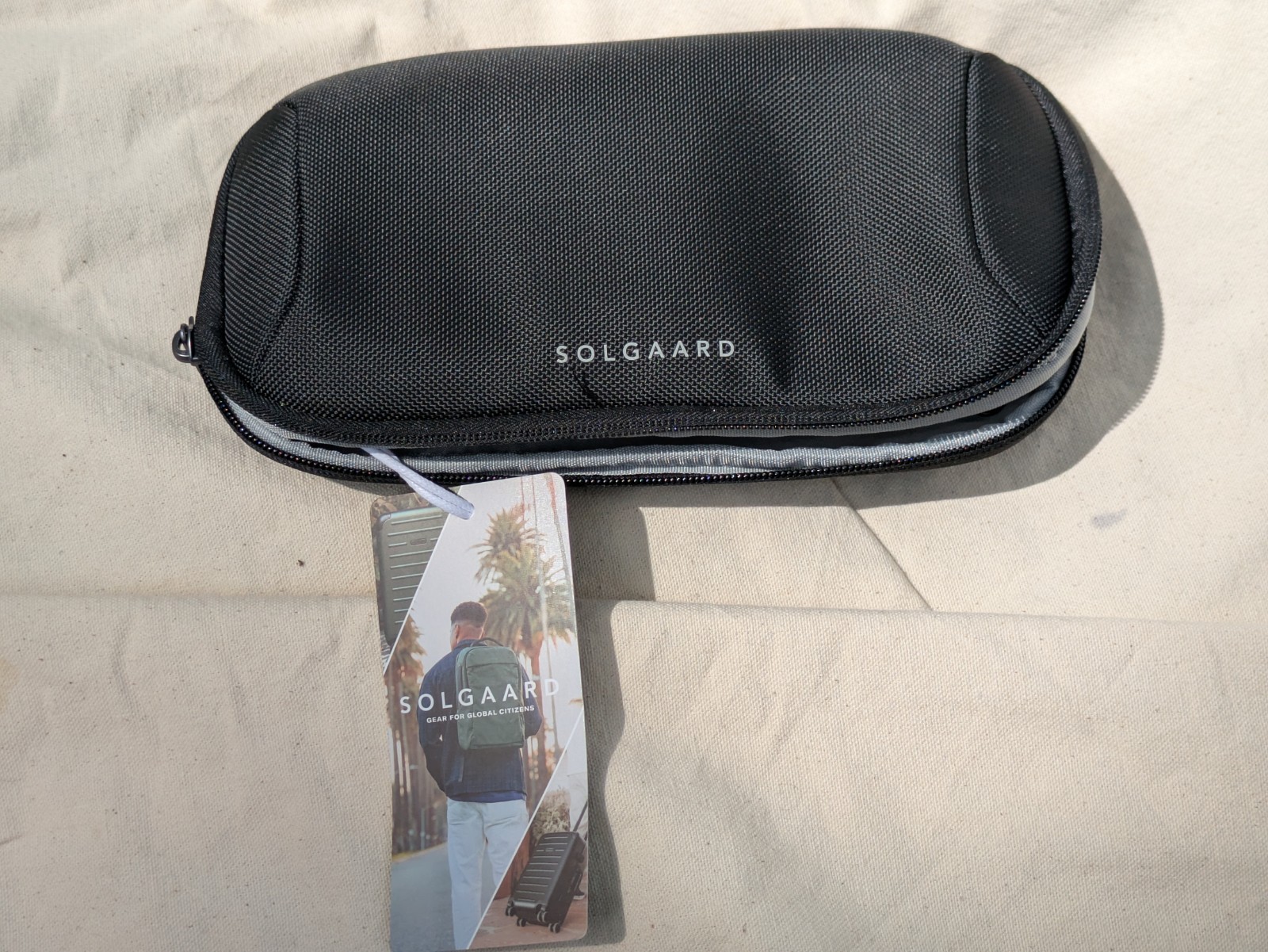 Solgaard Lifekit Travel Organizer Luggage Gear Black Zip Pockets Shore-Tex NEW