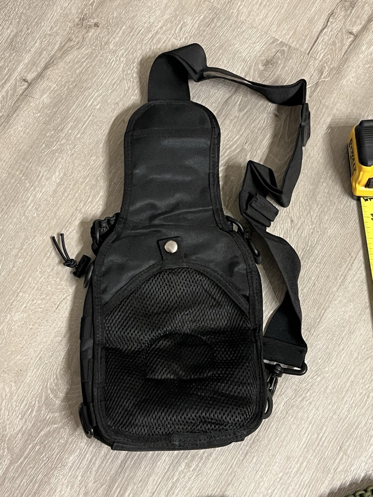 Tactical Concealed Carry Sling Bag 10in EDC MOLLE Shoulder Pack Black
