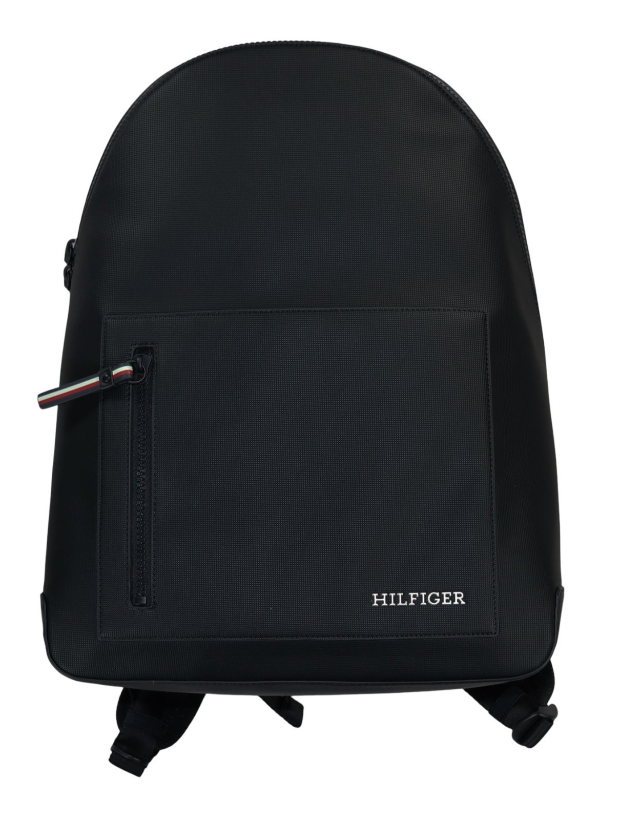 Tommy Hilfiger Pique Textured Asymmetrical Zip Logo Mens Backpack NWT Pick Color
