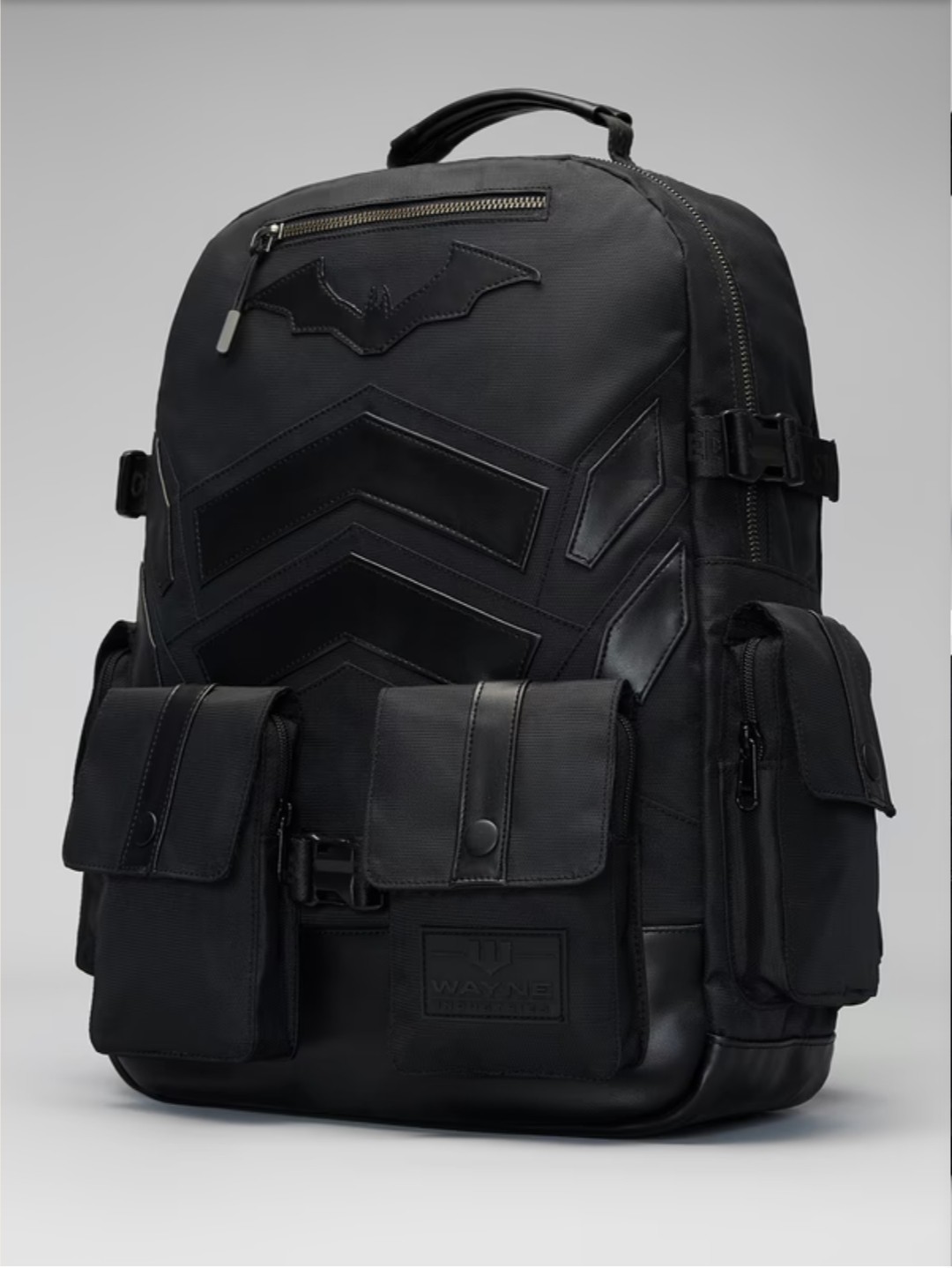 Backpack Batman Unisex Laptop School Travel Bag 19.3L Water Resistant Black