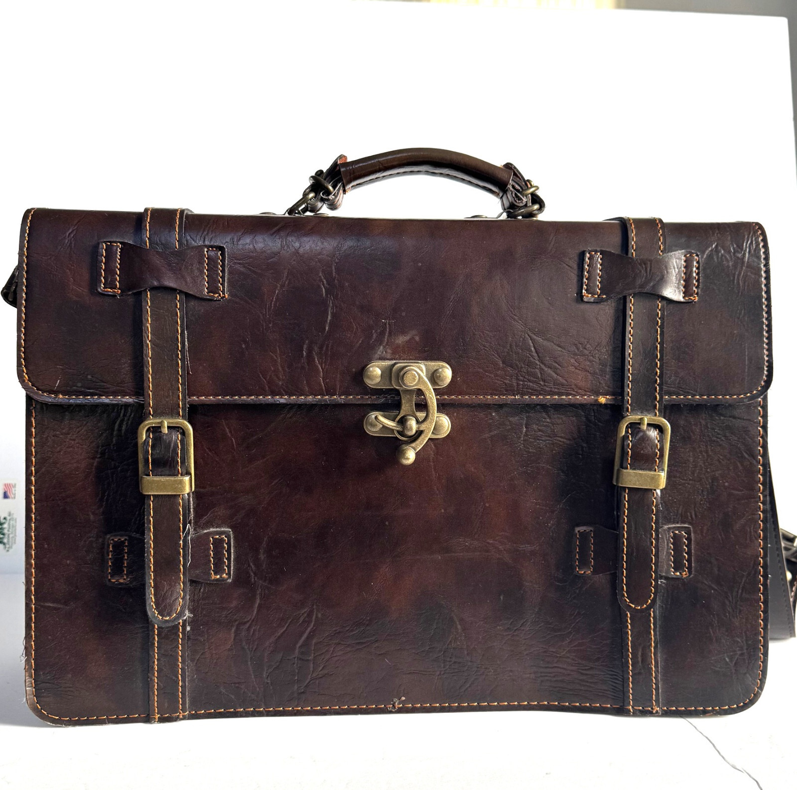 Premium leather work Bag, Lifetime durability, Smart organization, clasic