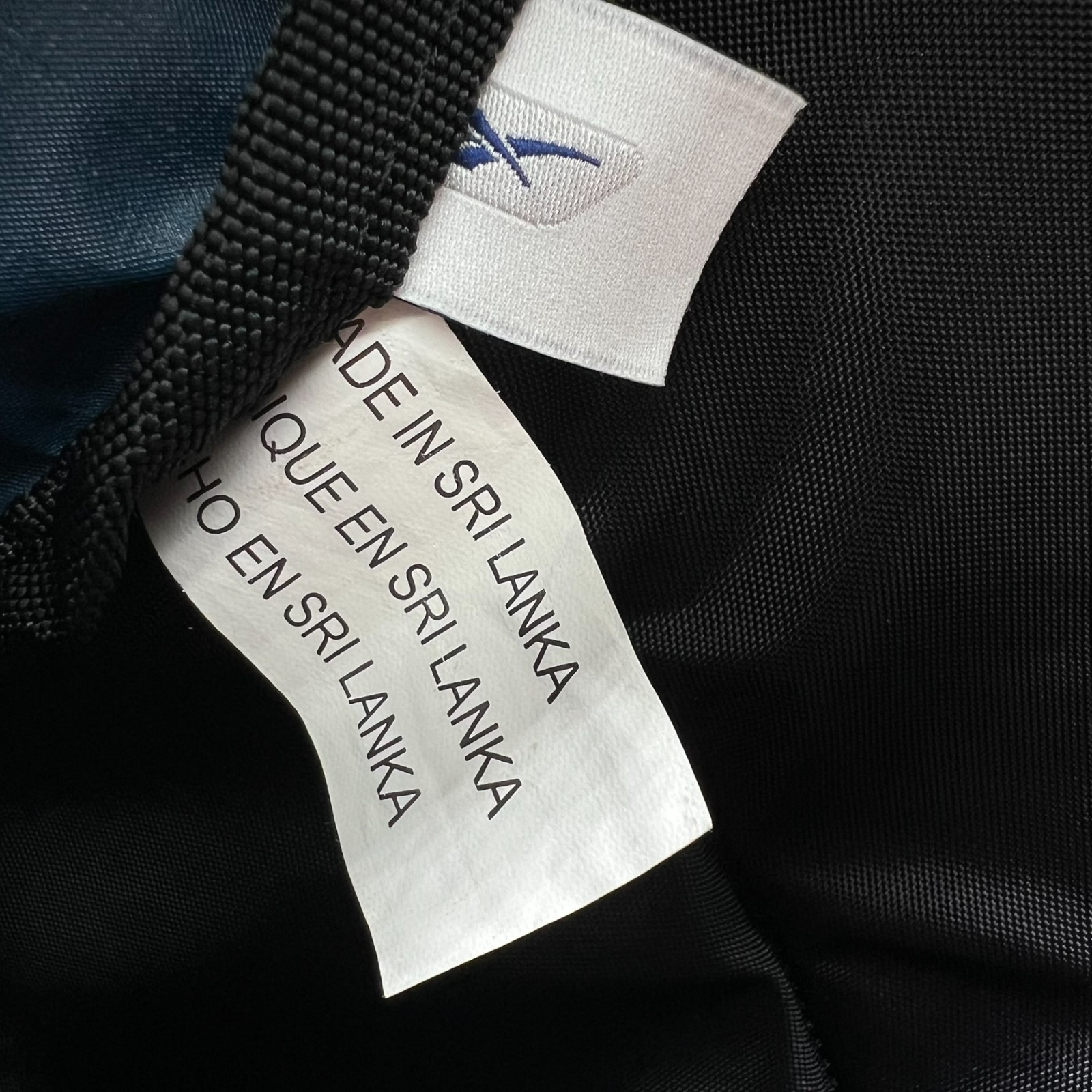 Reebok Backpack Blue Black Laptop School Travel Gym DayBag Multi Pocket Gorpcore