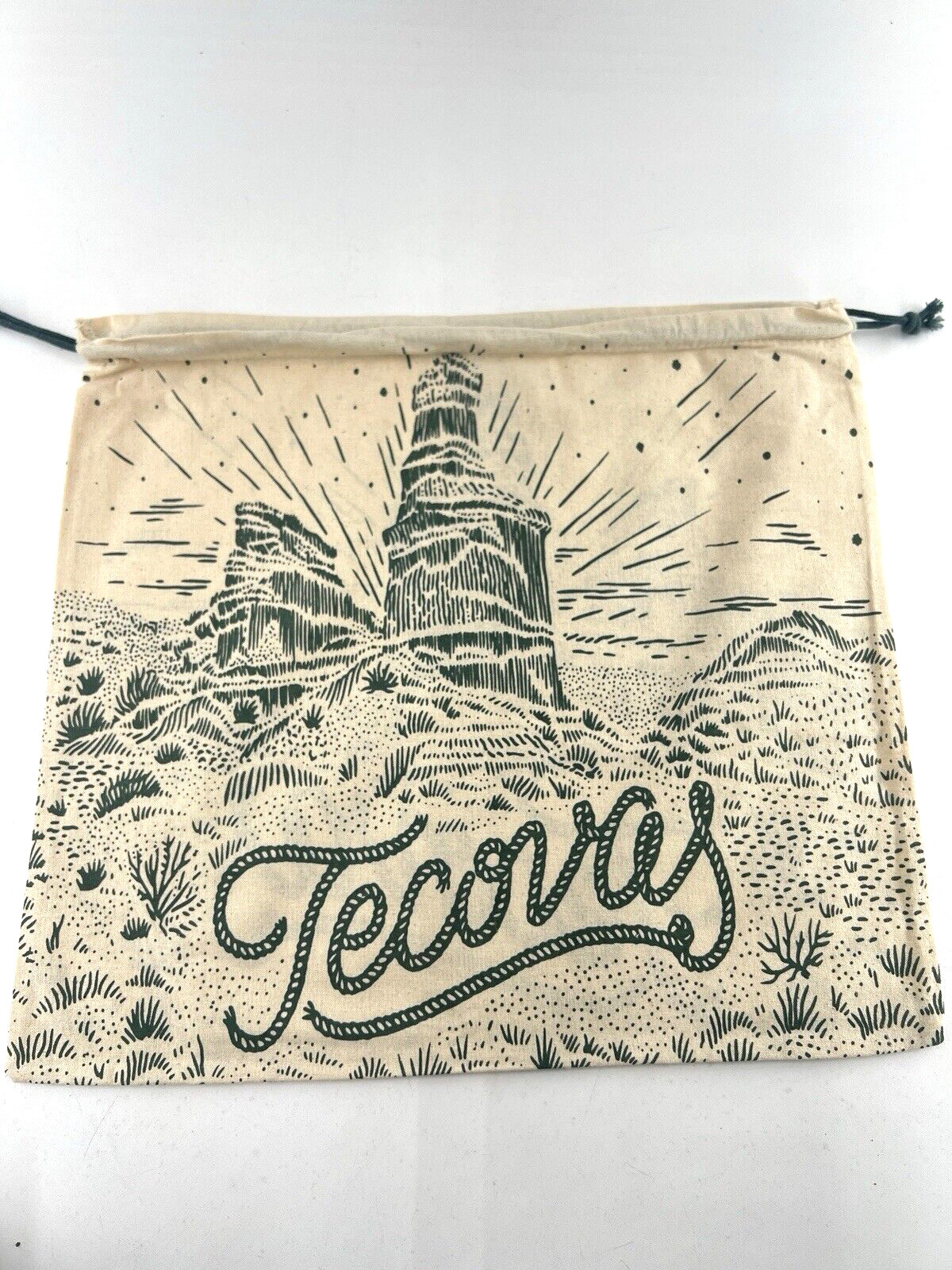 NEW TECOVAS BAG TRAVEL CANVAS WESTERN for ACCESSORIES 14x12x”