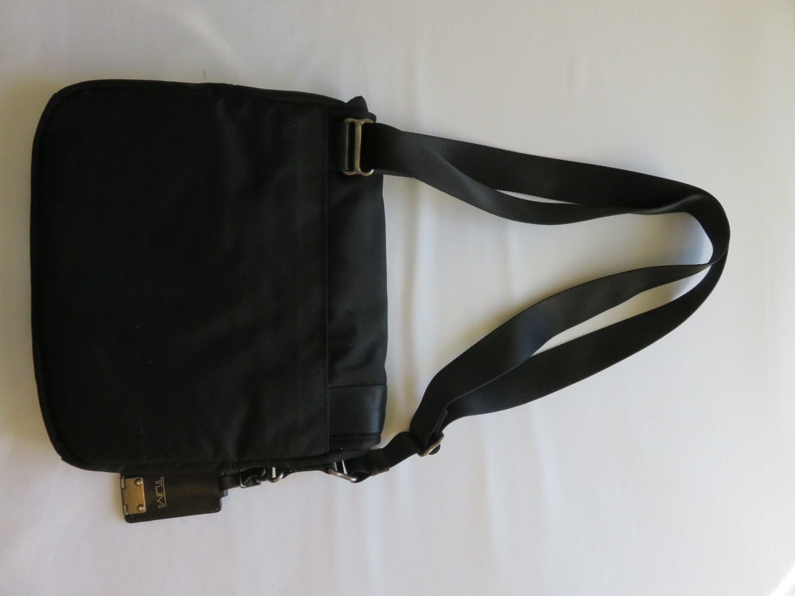 TUMI Alpha Bravo Beale Mini Messenger Bag Black Ballistic Nylon Crossbody 22371