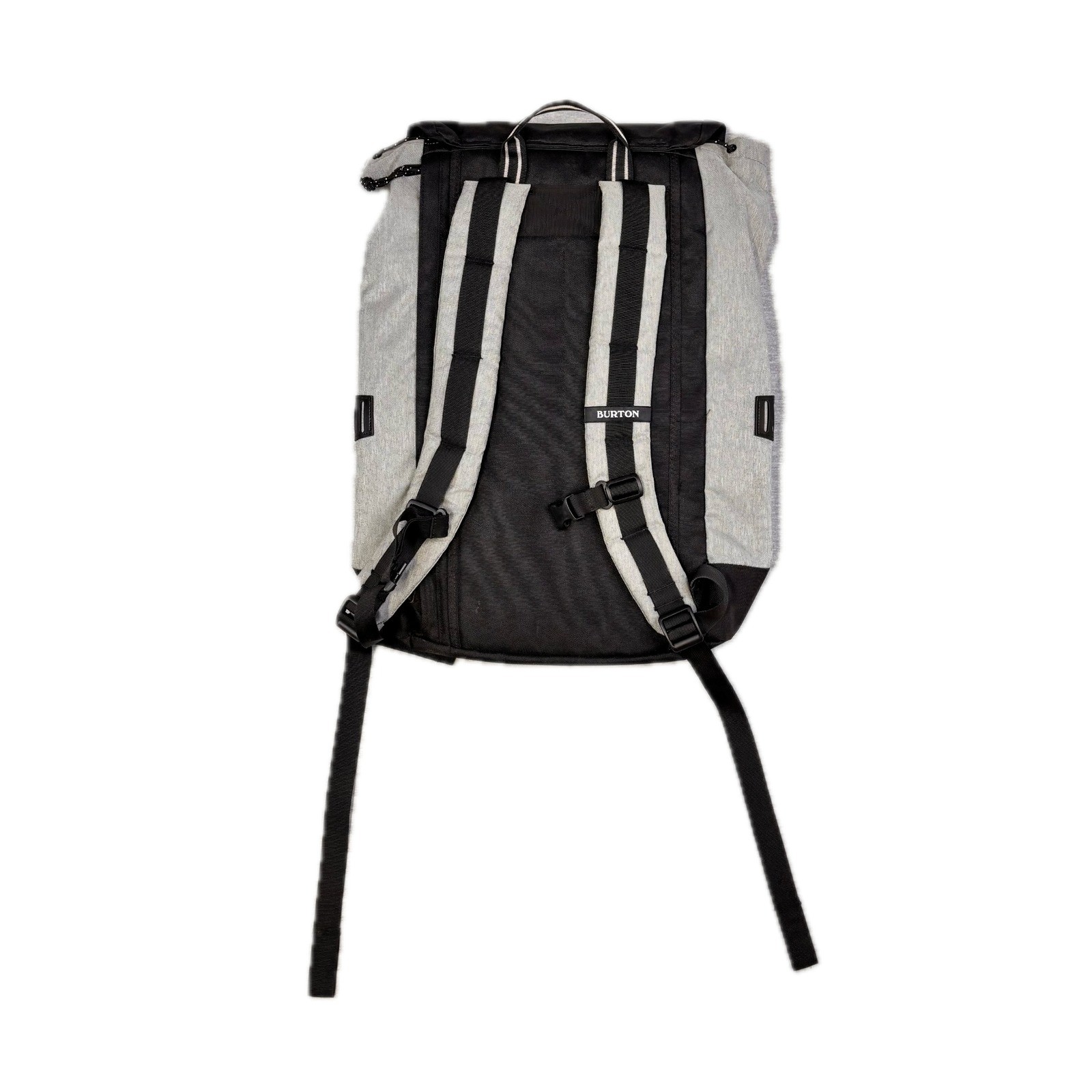 Burton Rucksack Backpack Grey Heather Black Hiking Commuter Bag Padded Laptop