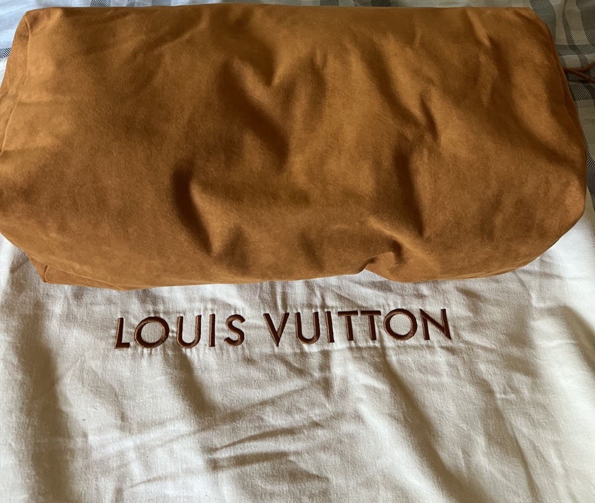 Rare Louis Vuitton Millesime Keepall 50 H30 Tan Bandouliere $9,600 MSRP