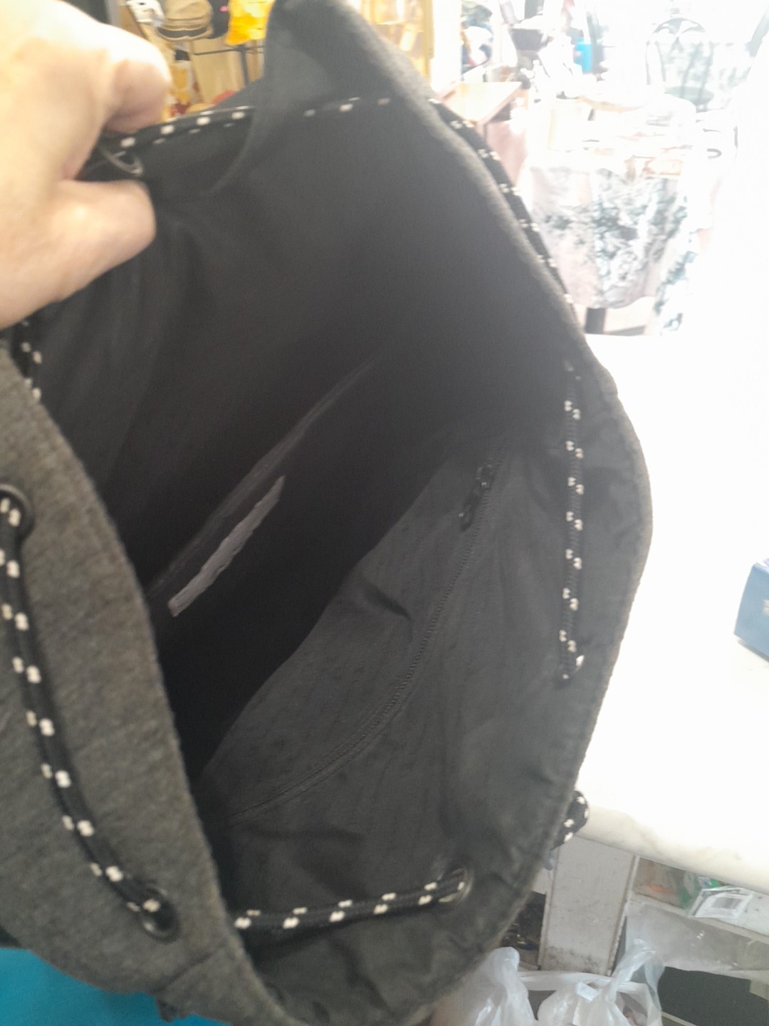 Champion Back Pack Very Nice Preowned Condition Gray READ Has 1 Small Flaw