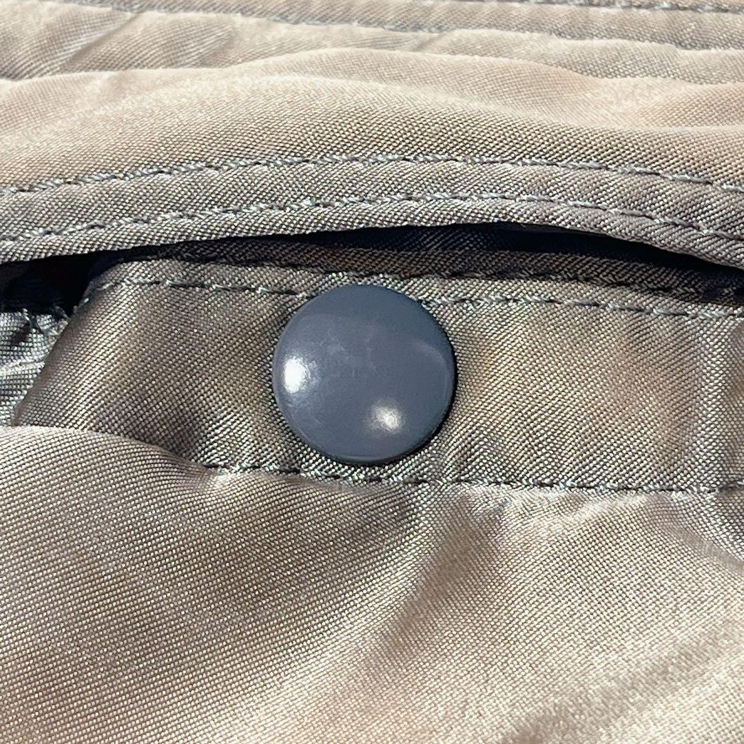 Authentic 吉田カバン PORTER タンカー ボディバッグ シルバーグレー 13.5cm x 23cm