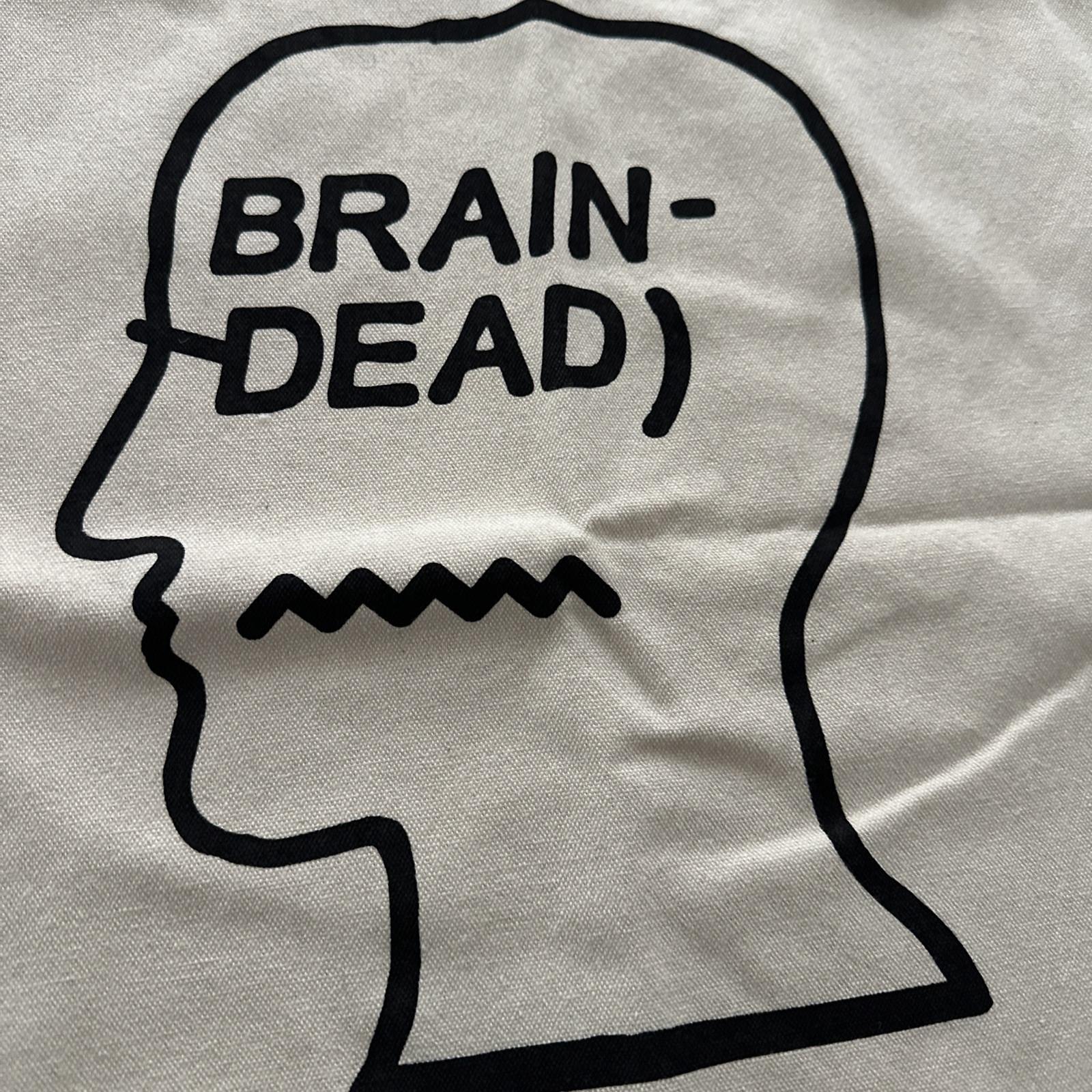 NEW Brain Dead Fabrications + Dickies Sunset LA Large Canvas Tote Bag 22×18″