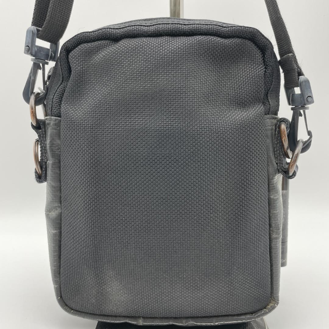Authentic PORTER Yoshida Shoulder Bag Nylon Black 19cm x 14cm x 6cm, Slight Dama