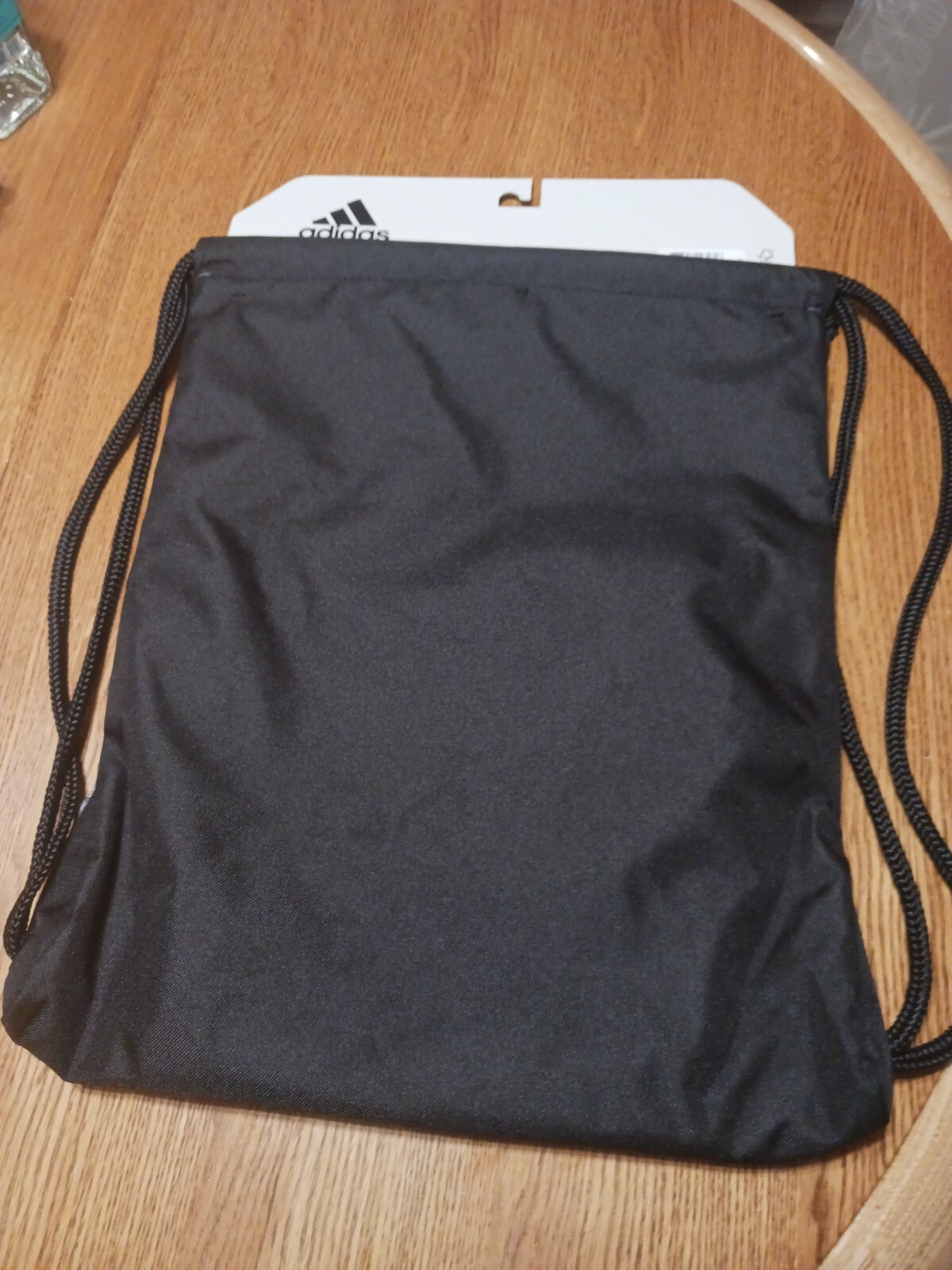 adidas Classic 3s 2.0 Sackpack Drawstring Bag, Jersey Onix Grey/Black, One Size