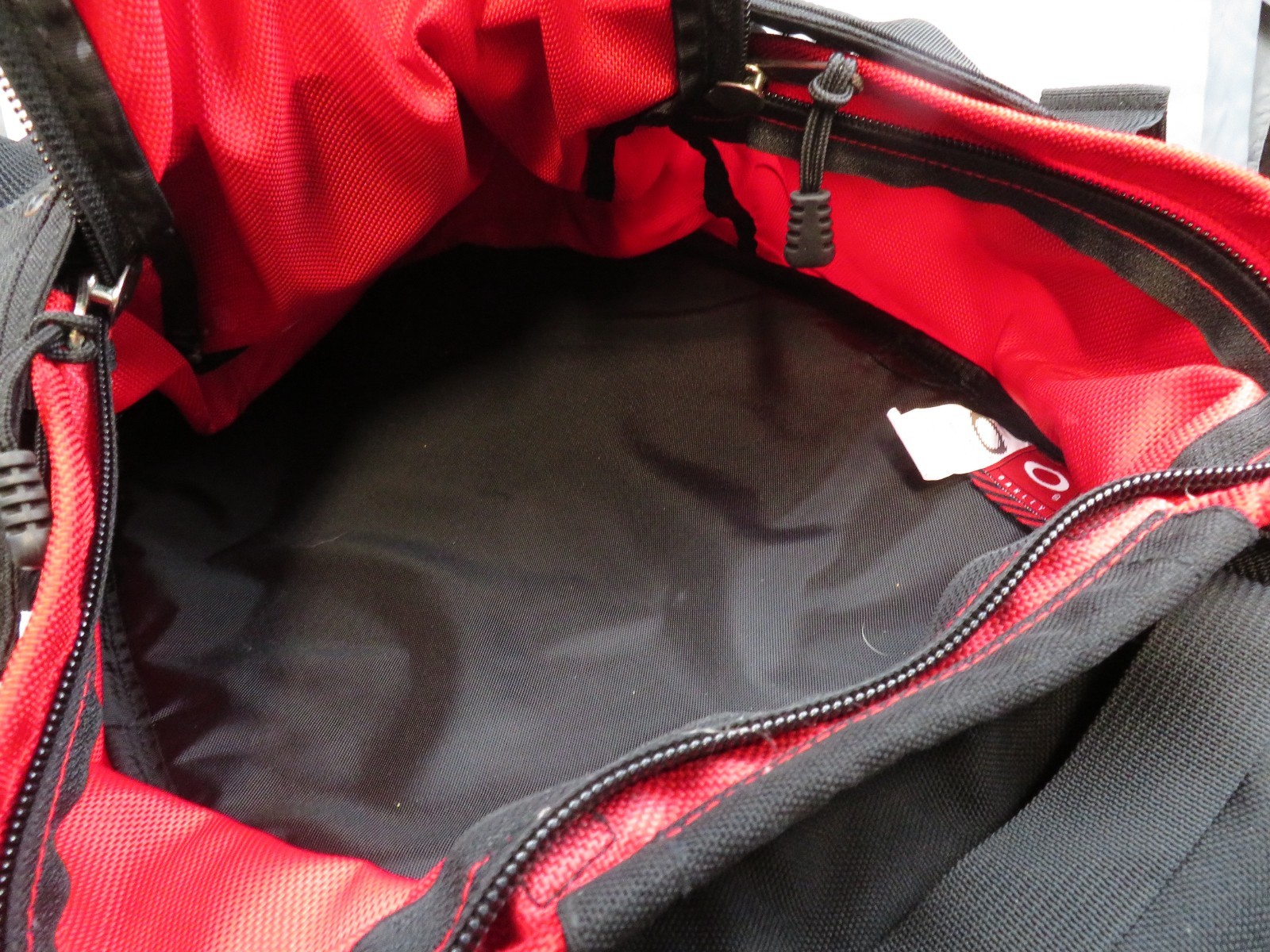 Vintage Oakley Software Pack 2 Backpack Red Black Y2K Techwear Icon Tactical Bag