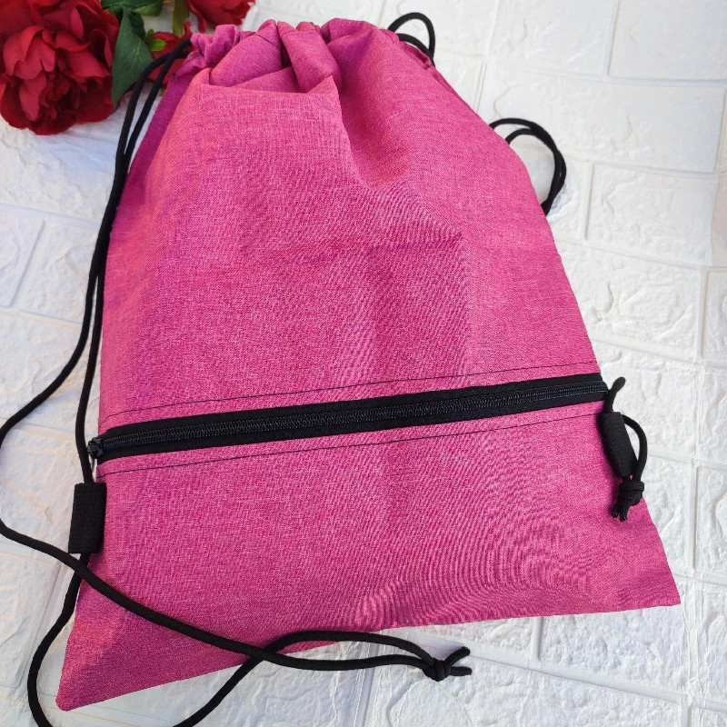 Simple Waterproof Drawstring Bag for Sports, Travel, and Daily Use