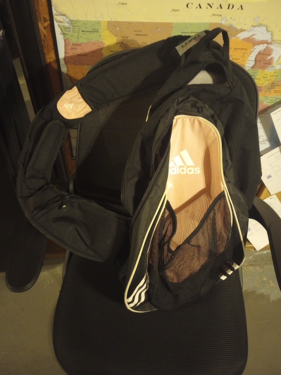 Adidas Sling Backpack Pink Load Spring Crossbody Shoulder Strap Nice Large bag