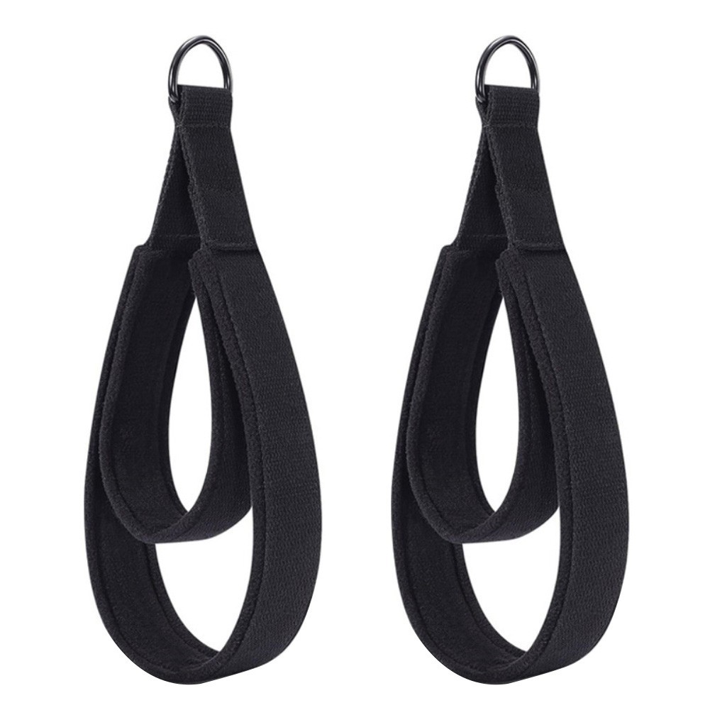 2PCS Double Loop Pilates Straps for Yoga Foot Strap and Hand Strap Set